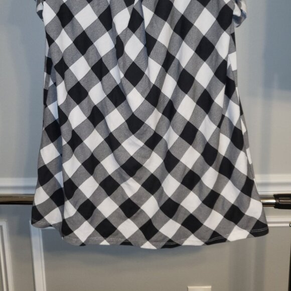 Woman Within Buffalo Plaid Tunic Top Plus Size 14 /16 - Picture 6 of 7